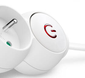 Kabel prodlužovací Connect IT 230 V, 3 zásuvky, s vypínačem, 1,5m bílý

 obrázek produktu 3 z 3