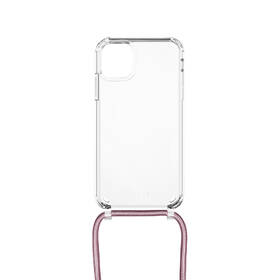 Kryt na mobil FIXED Pure Neck s růžovou šňůrkou na krk na Apple iPhone 11 průhledný

 obrázek produktu 1 z 7