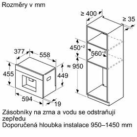 Vestavné espresso Bosch CTL7181W0 bílý

 obrázek produktu 3 z 7