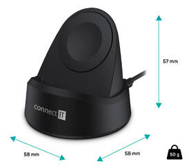 Nabíječka Connect IT WatchCharger kompatibilní s Apple černá

 obrázek produktu 6 z 8