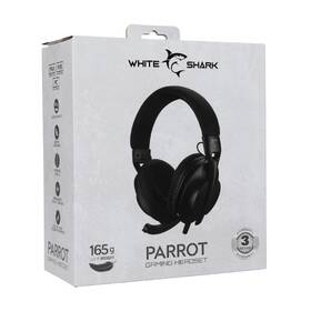 Headset White Shark PARROT pro PC, PS4/PS5, Mac černý

 obrázek produktu 9 z 9