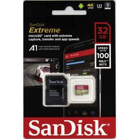 Paměťová karta SANDISK 32GB UHS-I U1 (100R/60W) + adaptér černá

 obrázek produktu 4 z 4