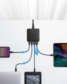 Nabíječka do sítě Anker PowerPort Atom III 63W Slim 1x USB-C(45W) 1xUSB-C(18W) 2xUSB-A(20W) černá

 obrázek produktu 4 z 7