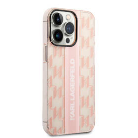 Kryt na mobil Karl Lagerfeld Monogram Vertical Stripe na Apple iPhone 14 Pro Max růžový

 obrázek produktu 2 z 4