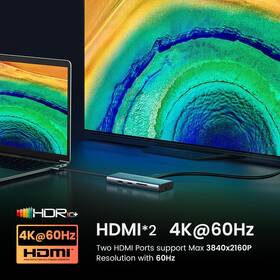 USB Hub UGREEN 10-in-1, 4K HDMI 

 obrázek produktu 6 z 7