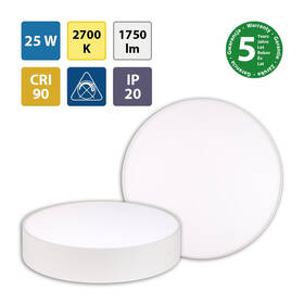 Stropní svítidlo McLED Mold R25, 25W, 2700K bílé

 obrázek produktu 1 z 4