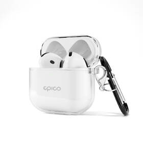 Pouzdro Epico Outdoor Cover s karabinou pro Apple AirPods 4 průhledné

 obrázek produktu 2 z 3