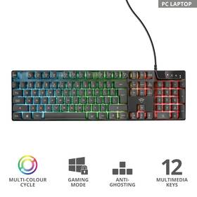 Klávesnice Trust GXT 835 Azor Illuminated CZ/SK černá

 obrázek produktu 1 z 11