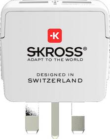 Cestovní adaptér SKROSS UK USB pro použití ve Velké Británii, vč. 2x USB 2400mA 

 obrázek produktu 4 z 7
