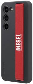 Poutko Samsung Diesel pro kryt Silicone Grip na Galaxy S23, S23+, S23 Ultra červená barva
