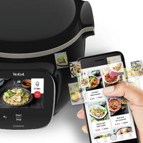 Multifunkční tlakový hrnec Tefal Cook4me Touch WiFi CY912831 
