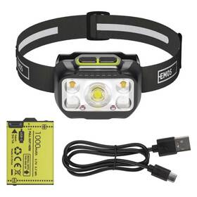 Čelovka EMOS HYBRID NABÍJECÍ, 7LED černá/zelená

 obrázek produktu 7 z 7