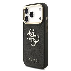 Kryt na mobil Guess 4G Metal Logo Gold Frame na Apple iPhone 18 Pro černý

 obrázek produktu 1 z 6
