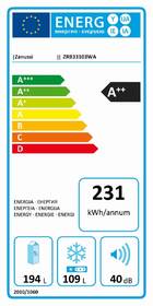 Chladnička s mrazničkou Zanussi ZRB33103WA bílá

 obrázek produktu 1 z 11