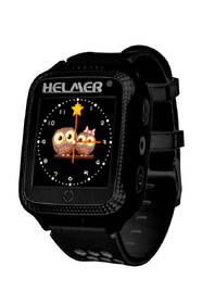 Chytré hodinky Helmer LK 707 dětské s GPS lokátorem černá barva
