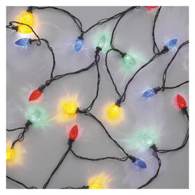 Vánoční osvětlení EMOS 50 LED řetěz, barevné žárovky, 9,8 m, multicolor, multifunkce 

 obrázek produktu 1 z 10