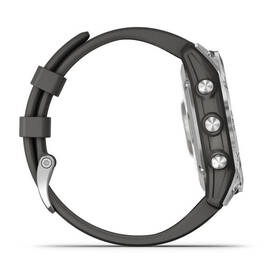 Chytré hodinky Garmin fenix 7 Glass - Silver / Graphite Silicone Band 

 obrázek produktu 9 z 10
