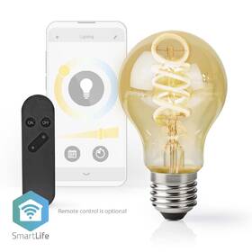 Chytrá žárovka Nedis SmartLife klasik, Wi-Fi, E27, 360 lm, 4.9 W, Teplá - studená bílá 

 obrázek produktu 3 z 5