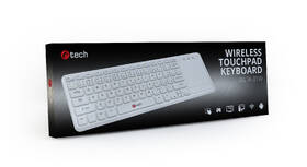 Klávesnice C-Tech WLTK-01, s touchpadem bílá

 obrázek produktu 2 z 2