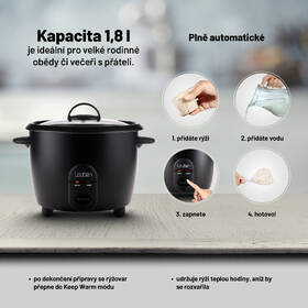 Rýžovar Lauben Rice Cooker 1800BC 

 obrázek produktu 8 z 12