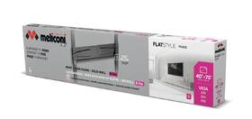 Držák TV Meliconi Flatstyle FS400 CG, pevný, pro úhlopříčky 40"-75", nosnost 50 kg černý

 obrázek produktu 5 z 5