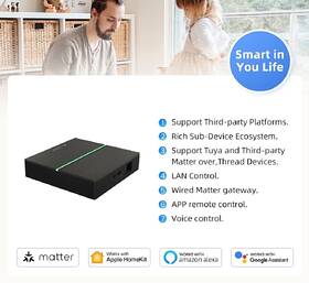 Řídicí jednotka IMMAX NEO Matter Bridge Smart, Zigbee 3.0, Thread, LAN, Wi-Fi, TUYA černá

 obrázek produktu 4 z 11