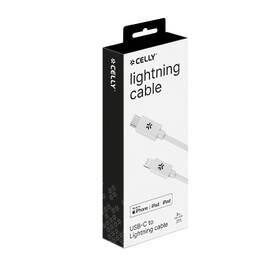 Kabel Celly Kabel USB-C/MFi, 60 W, 1 m bílý

 obrázek produktu 3 z 3