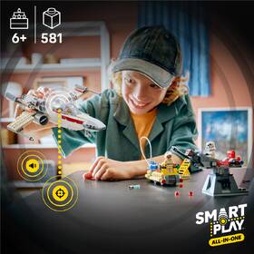 Stavebnice LEGO® Star Wars™ 75423 SMART Play™: Luke a jeho stíhačka Red Five X-Wing™ 

 obrázek produktu 8 z 8