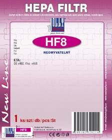 HEPA filtr pro vysavače Jolly HF 8 

 obrázek produktu 1 z 1