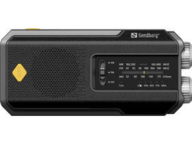 Radiopřijímač Sandberg Survivor Radio All-in-1 2000 černý

 obrázek produktu 1 z 9
