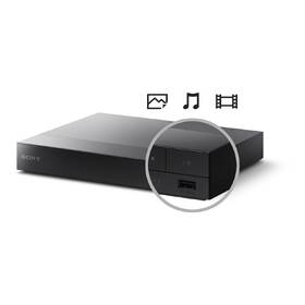 Blu-ray přehrávač Sony BDP-S3700B černá barva
