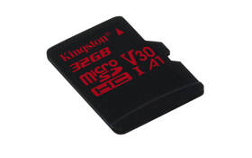 Paměťová karta Kingston microSDHC 32GB UHS-I U3 (100R/70W) 

 obrázek produktu 1 z 2