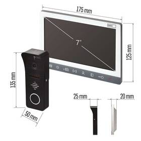 Dveřní videotelefon EMOS EM-10AHD 

 obrázek produktu 4 z 14