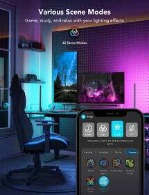 LED světlo Govee Smart Gaming Wi-Fi LED Panely + Smart Dual ovladač černé

 obrázek produktu 3 z 10