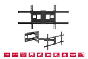 Držák TV Fonestar MOV-384PR pro úhlopříčky 43"-80", nosnost 50 kg černý

 obrázek produktu 5 z 5