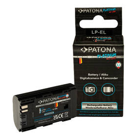 Baterie PATONA pro blesk Canon LP-EL 2600mAh Li-Ion Platinum (Canon Speedlite EL-1) černá

 obrázek produktu 1 z 4
