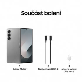 Mobilní telefon Samsung Galaxy Z Fold6 5G 12 GB / 512 GB šedý

 obrázek produktu 8 z 34