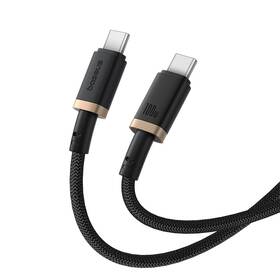 Kabel Baseus Dura USB-C/USB-C, 100W, 1m černý/zlatý

 obrázek produktu 3 z 16