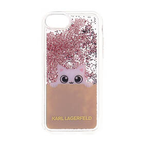 Kryt na mobil Karl Lagerfeld Peek and Boo Case Glitter na iPhone 7/8 zlatý/průhledný

 obrázek produktu 1 z 2