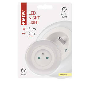 Noční světlo EMOS LED P3320 s fotosenzorem do zásuvky 

 obrázek produktu 6 z 7