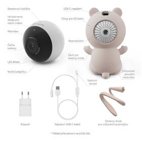 Dětská elektronická chůva TrueLife NannyCam R3 Smart hnědá

 obrázek produktu 8 z 11