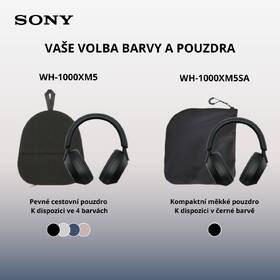 Sluchátka Sony WH-1000XM5 - Prodloužená záruka zdarma po registraci stříbrná

 obrázek produktu 2 z 9