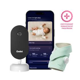 Sada kamery a chytré ponožky Owlet Dream Duo - Mint zelená

 obrázek produktu 5 z 5