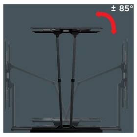 Držák TV Meliconi OLED SDRP polohovatelný, pro úhlopříčky 40" až 82", nosnost 35 kg 

 obrázek produktu 6 z 8