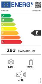Americká lednice Gorenje NRM8182MX ConvertFreshZone Inoxlook
