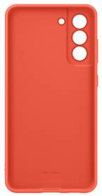 Kryt na mobil Samsung Silicone Cover na Galaxy S21 FE - coral 

 obrázek produktu 1 z 4