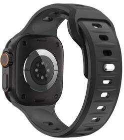 Řemínek Cubenest Premium Silikon Sport na Apple Watch 42/44/45/Ultra 49 mm černý

 obrázek produktu 1 z 5