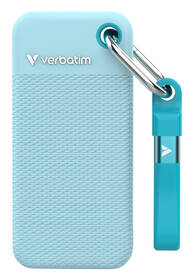 SSD externí Verbatim Pocket 2TB - Summer Edition USB-C 3.2 Gen 2  + 2x obal modrý

 obrázek produktu 1 z 5