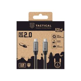 Kabel Tactical Fat Man 2.0 USB-C/USB-C 1m šedý

 obrázek produktu 3 z 3