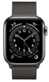 Chytré hodinky Apple GPS + Cellular, 44mm grafitově šedé pouzdro z nerezové oceli - grafitově šedý milánský tah 

 obrázek produktu 1 z 2